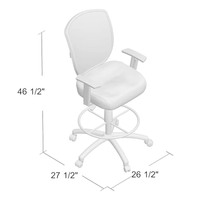Boss Office Products B16021 Contract Drafting Stool by Boss Office Products - Image 1