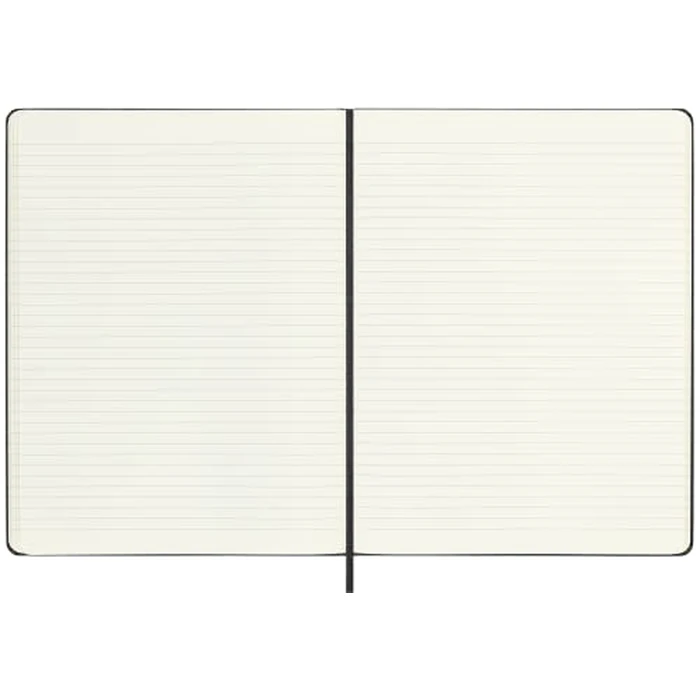 Moleskine Classic Notebook, Hard Cover, XL (7.5" x 9.5") Ruled/Lined, Black, 192 Pages by Moleskine - Image 2