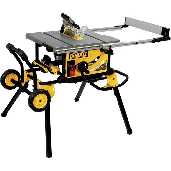 Dewalt DWE7491RS 10 in. Jobsite Table Saw and Rolling Stand by Dewalt - Refurbished - Excellent condition