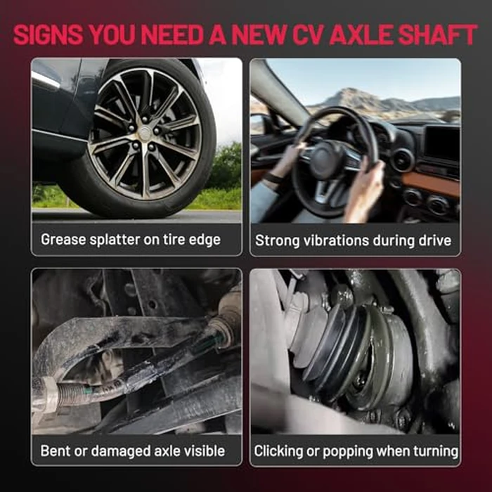 BDFHYK 2PCS NCV12501/NCV12505 CV Axle Shaft Assembly Front Left+Right Compatible with Chrysler Town & Country, Dodge Grand Caravan, Ram C/V, Volkswagen Routan by BDFHYK - Image 5