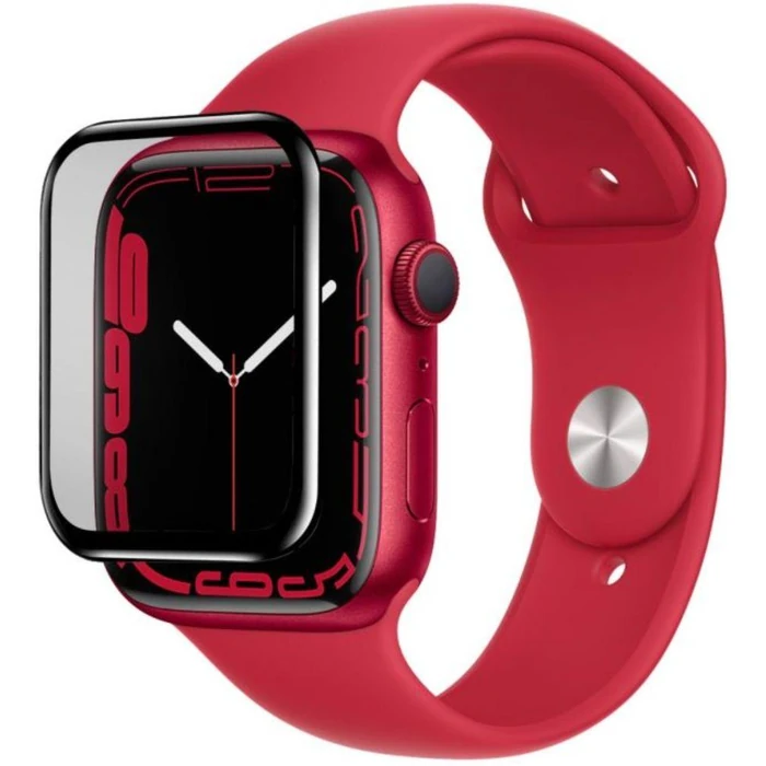 Gadget Guard Flex Series Screen Protector for Apple Watch 8 (45mm) - Transparent/Black by Gadget Guard - Image 3