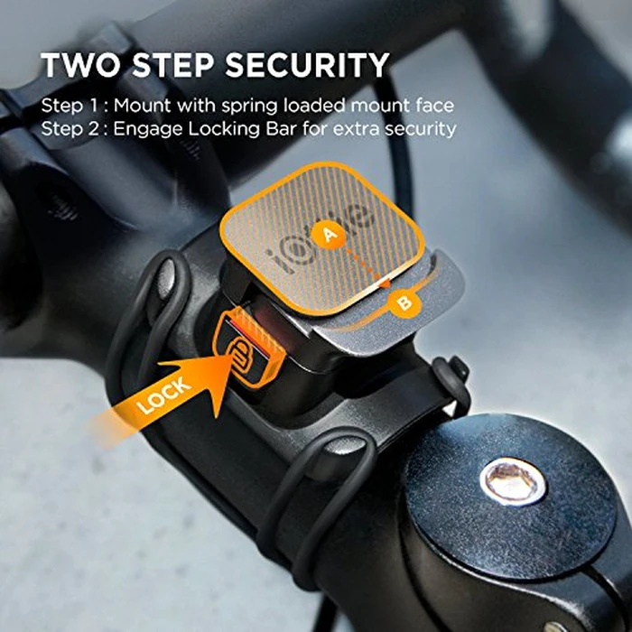 iOttie ActiveEdge Go Bike Phone Holder Bar Mount || Universal Smartphone | iPhone Xs Max R 8/8s 7 7 Plus 6s Plus 6s 6 SE Samsung Galaxy S8 Plus S8 Edge S7 S6 Note 8 5 by iOttie - Image 4
