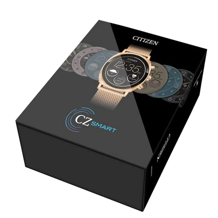 Citizen CZ Smart 41MM Unisex Blue Silicone Casual Smartwatch with YouQ App Featuring IBM Watson(R) AI and NASA Research, Touchscreen, Wear OS by Google, HR, GPS, Activity Tracker, Amazon Alexa(TM) - IPX6 by Citizen - Image 6