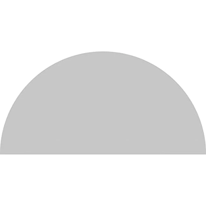 44"W x 22"H x 2"P Half Round Sunburst Architectural Grade PVC Pediment by Ekena Millwork - Image 5