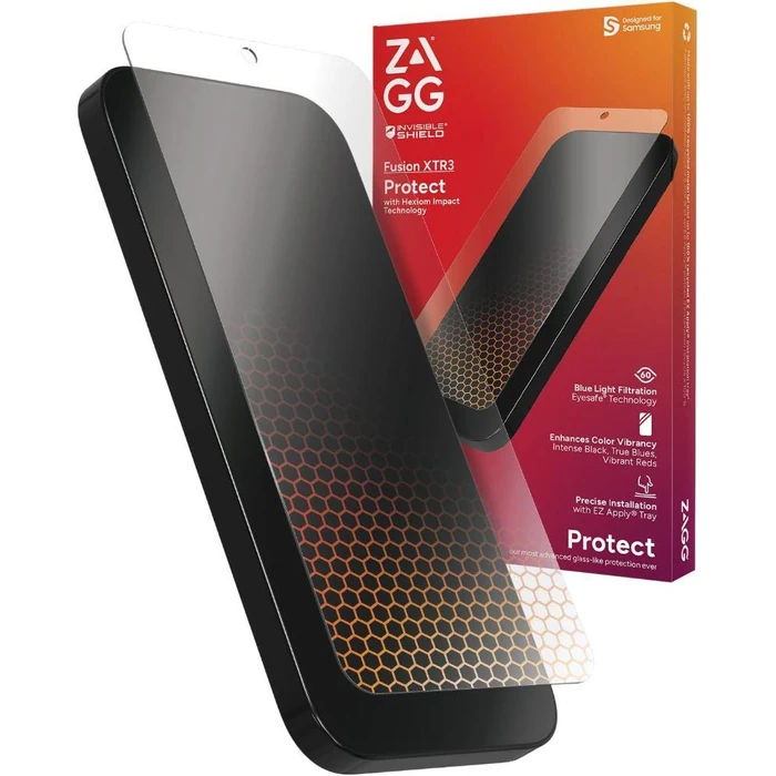 ZAGG Invisible Shield Fusion XTR3 Screen Protector for Samsung Galaxy S24+ - Clear by ZAGG - Refurbished - Brand New condition