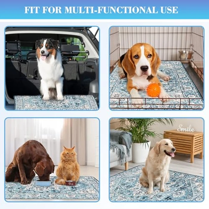 Thicken Washable Pee Pads for Dogs, 2 Pack Waterproof Reusable Pee Pads for Dogs，36"x48" Super Absorbent Leakproof Dog Pads, Non-Slip Potty Pads for Floor, Crate, Couch, Whelping Pads Pet Supplies by Dogcator - Image 6