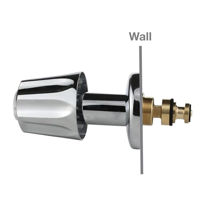 DANCO Bathtub and Shower 3-Handle Remodel/Rebuild Trim Kit for Gerber Faucets | Knob Handle | 11B-1H, 11B-1C, 11B-4D | Chrome (39617) by Danco - Image 6