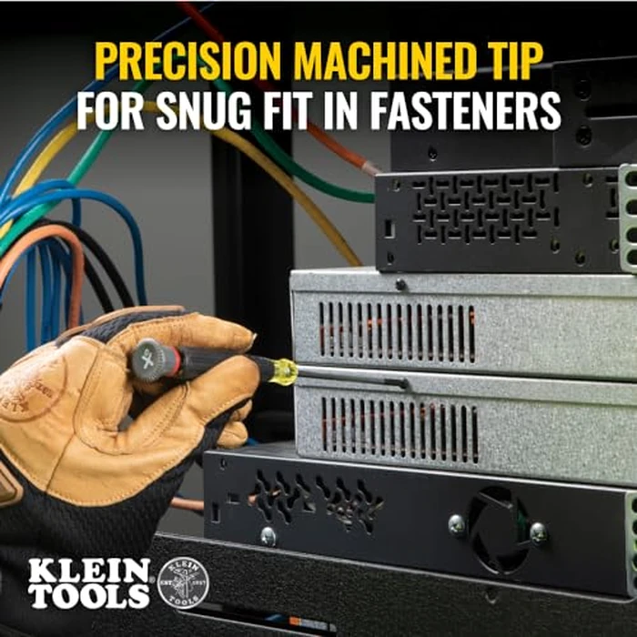 Klein Tools 85615 Mini Precision Screwdriver Set, 4-Piece Phillips and Slotted Set, Ideal for Electronics, Small Appliances, Terminal Blocks by KLEIN TOOLS - Image 5