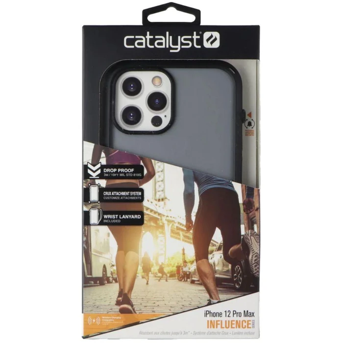 Catalyst Influence Phone Case for Apple iPhone 12 Pro Max - Stealth Black by Catalyst - Image 2