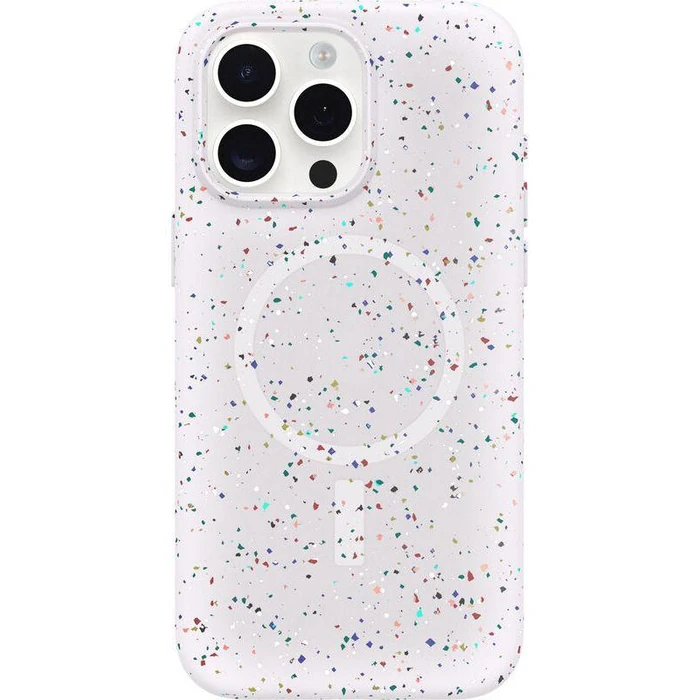 OtterBox Core Series Phone Case with MagSafe for iPhone 15 Pro - Sprinkles (White) by OtterBox - Refurbished - Brand New condition
