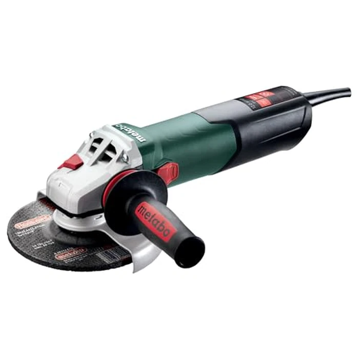 Metabo 6-Inch Angle Grinder, 10,000 RPM, 12 Amp, AC/DC, Slide Switch (Locking), Safety Clutch, M-Quick Wheel Change, Made in Germany, Low Vibration Handle, W 13-150 Quick, 603632420, Green by Metabo HPT - Used - Very Good condition - CA$240.85