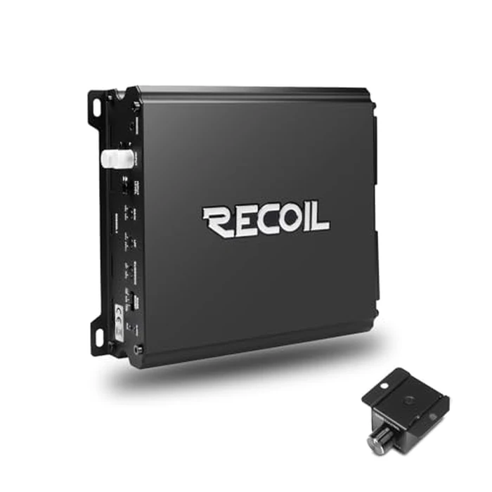 Recoil DI600.1 Class-D Car Audio Mono-Block Subwoofer Amplifier, 1200 Watts Max Power, 2/4 Ohm Stable, Mosfet Power Supply, Remote Bass Knob Included by RECOIL - Image 1