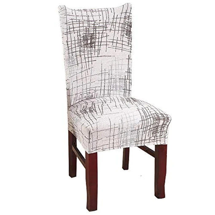 JMYDecor Dining Chair Covers Set of 6,Stretch Printed Removable Washable Chair Slipcovers Seat Protector Cover for Kitchen Dining Room Home Party Hotel Wedding by JMYDecor - Image 2
