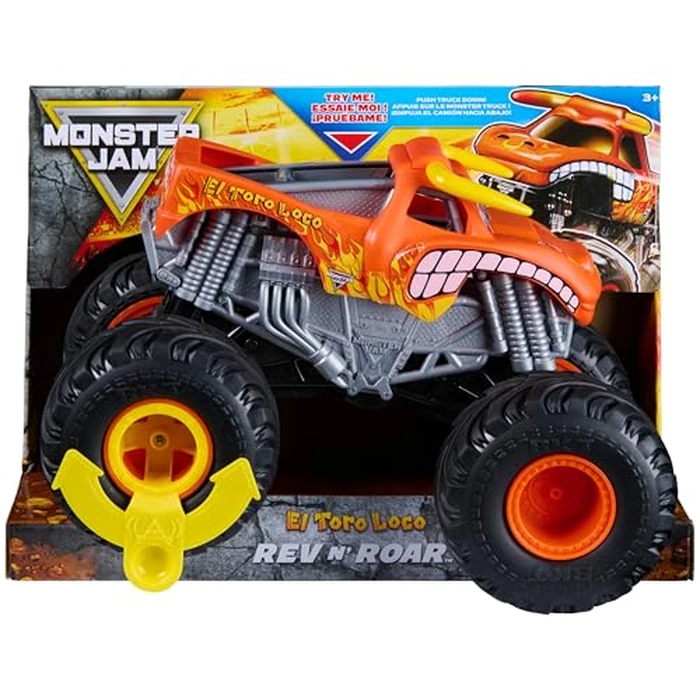 Monster Jam, Official El Toro Loco Rev ‘N Roar 1:15 Scale Monster Truck, Kids Toys for Boys & Girls Ages 3 and up by Monster Jam - Image 1