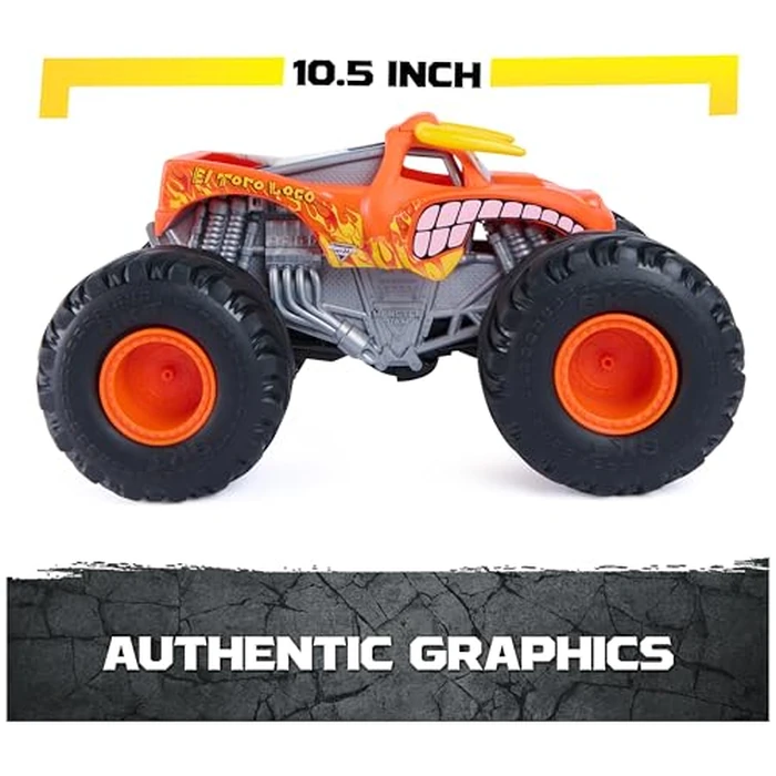Monster Jam, Official El Toro Loco Rev ‘N Roar 1:15 Scale Monster Truck, Kids Toys for Boys & Girls Ages 3 and up by Monster Jam - Image 6