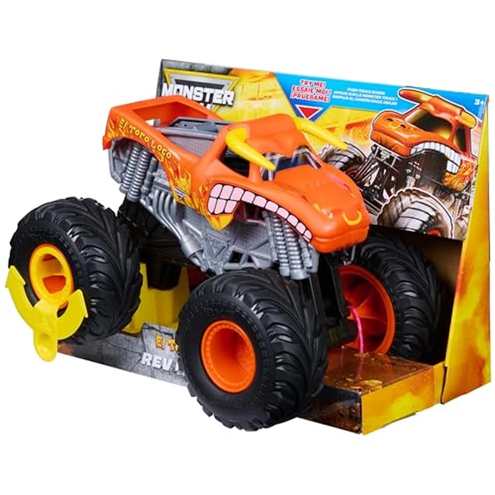 Monster Jam, Official El Toro Loco Rev ‘N Roar 1:15 Scale Monster Truck, Kids Toys for Boys & Girls Ages 3 and up by Monster Jam - Image 7