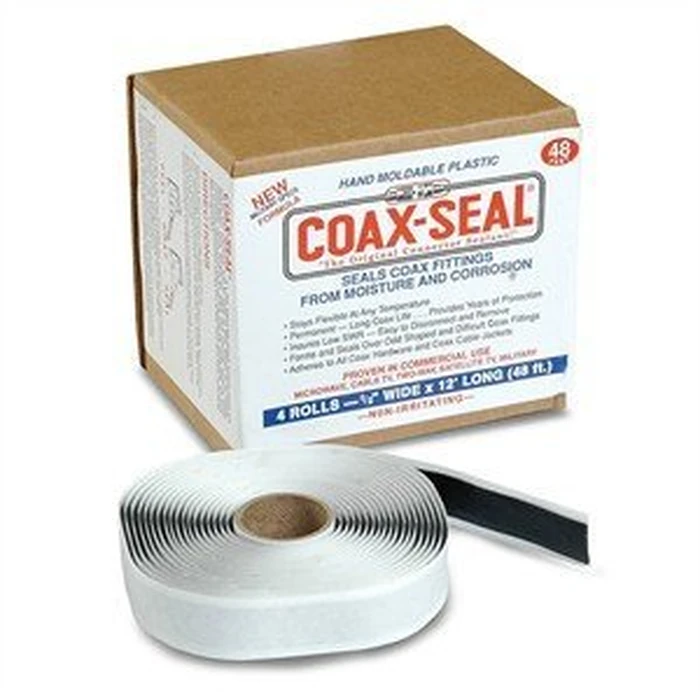 Universal Electronics [4-Pack] Coax-Seal Moisture Proof Sealing Tape 1/2 Inch x 12 Feet (Coax-Seal 105) by Hengulus - Used - Like New condition