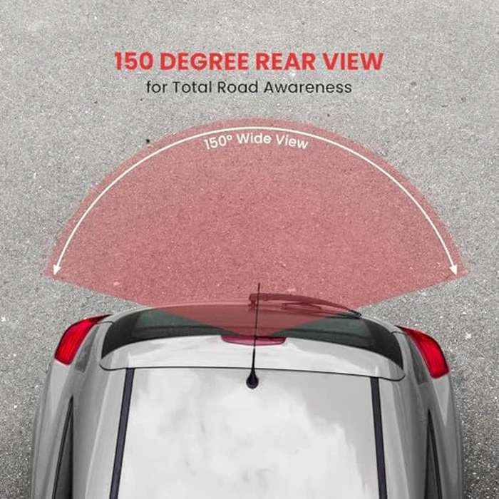 Pyle 7'' Digital Marine Camera, 150 Degree Rear View Camera White, RV Camera, Designed for Car/Truck use 12/24 Volt Systems, Water Resistant with Built in Microphone, w/ IR Night Vision Illumination by Pyle - Image 3