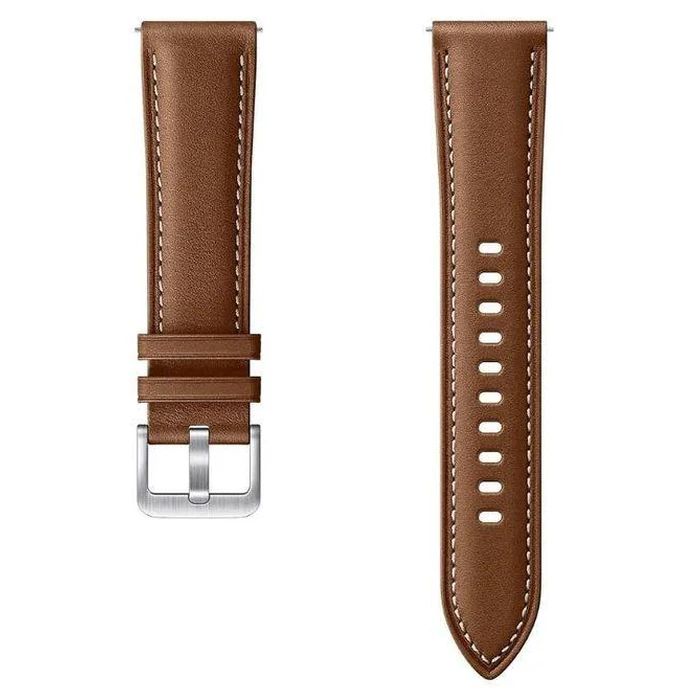Samsung Stitch Leather Band (22mm) - Brown by Samsung - Refurbished - Acceptable condition - US$16.48