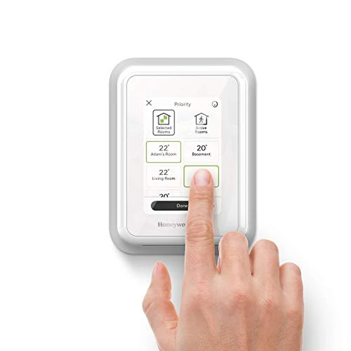 Honeywell Home T9 Wi-Fi Smart Thermostat RCHT9510WF, Smart Room Sensor Ready, Touchscreen Display, Alexa and Google Assist, C-Wire Required by Honeywell - Used - Good condition - CA$144.62