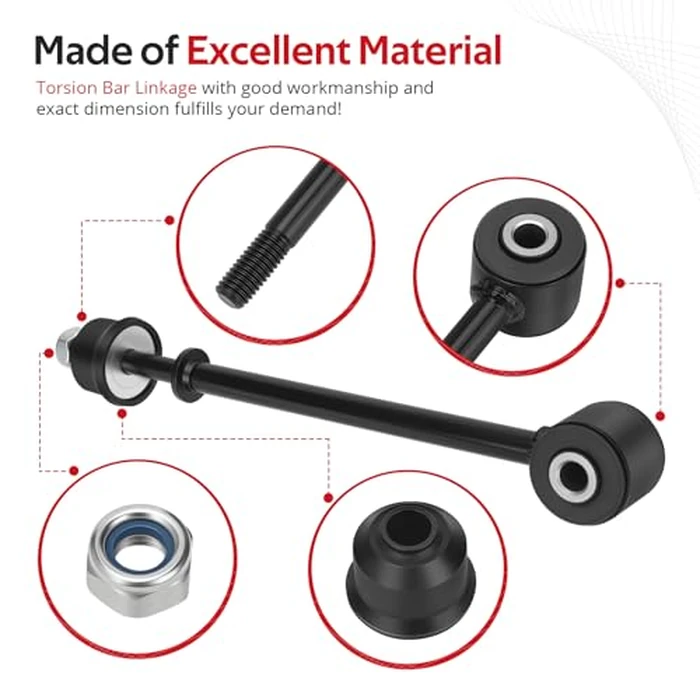 JAVIK Torsion Bar Linkage For Polaris Ranger 1000 XP 1000 EPS 1000 Crew XP EV 2018-2025 O.E.M# 5140916 by JAVIK - Image 4