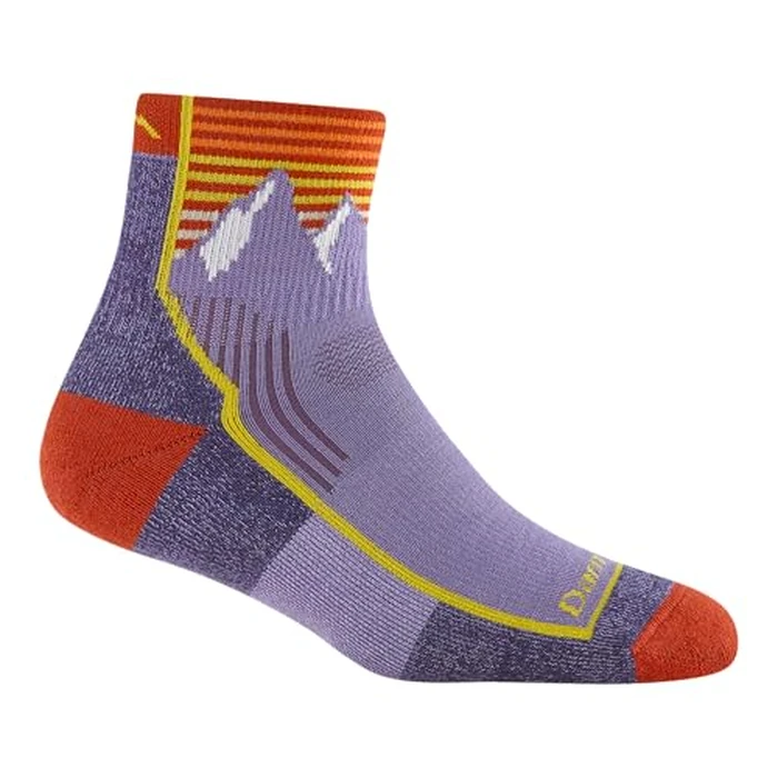 Darn Tough Vermont Hiker Quarter Socks for Women - Midweight Merino Wool Women's Hiking Socks - Mountain Lupine, M by Darn Tough Vermont - Used - Like New condition