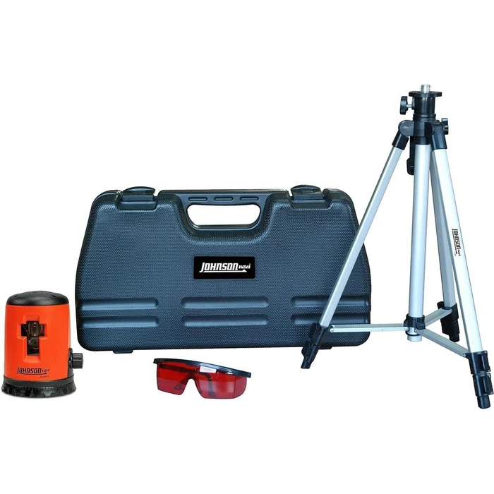 Johnson Level & Tool 40-0921 Self-Leveling Cross-Line Laser Kit - Red by Johnson - Refurbished - Premium condition - US$144.93