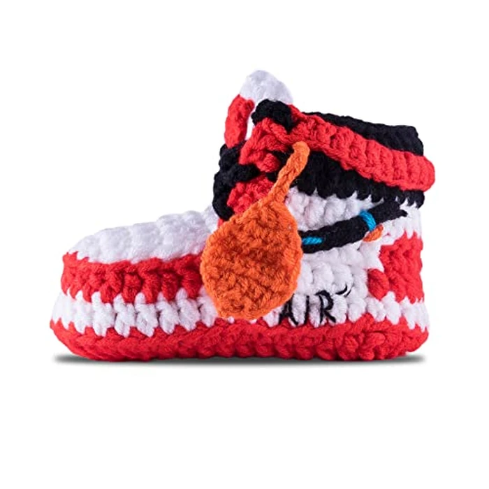 Diaper Book Club Baby Sneakers Crochet Hypebeast Shoes for Toddler Sneakerheads, Soft Booties for Boys & Girls, Designer Kids Fashion, Breathable & Comfortable Children's Kicks by Diaper Book Club - Used - Like New condition - US$23.16