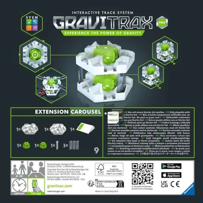 Ravensburger GraviTrax PRO Carousel Accessory - Marble Run & STEM Toy for Boys & Girls Age 8 & Up - Accessory for 2019 Toy of The Year Finalist Gravitrax by Ravensburger - Image 3