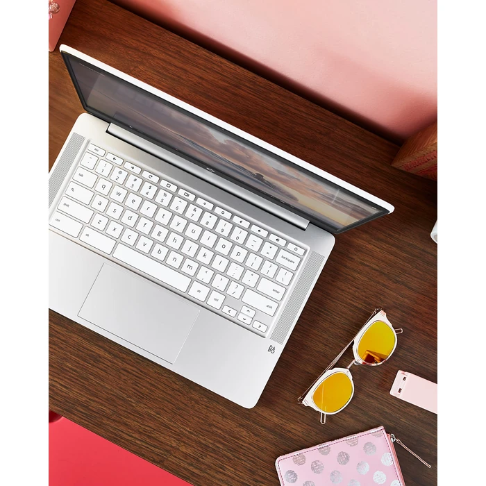 HP Chromebook 14 Laptop, Intel Celeron N4000 Processor, 4 GB RAM, 32 GB eMMC, 14” HD Display, Chrome, Lightweight Computer with Webcam and Dual Mics, Home, School, Music, Movies (14a-na0021nr, 2021) by HP - Image 8