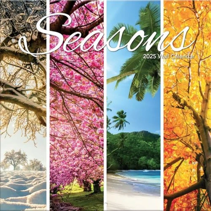 TURNER PHOTOGRAPHIC Seasons 12x12 Photo Wall Calendar (25998940050) by Turner Licensing - Used - Acceptable condition - CA$6.32