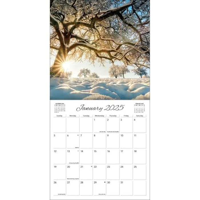 TURNER PHOTOGRAPHIC Seasons 12x12 Photo Wall Calendar (25998940050) by Turner Licensing - Image 3