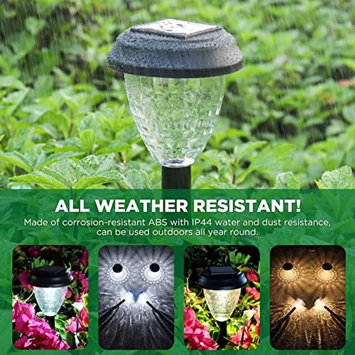 URAGO Super Bright Solar Lights Outdoor Waterproof-10 Pack, Dusk to Dawn Up to 12 Hrs Solar Powered Outdoor Pathway Garden Lights Auto On/Off, LED Landscape Lighting Decorative for Walkway Patio Yard by URAGO - Image 7