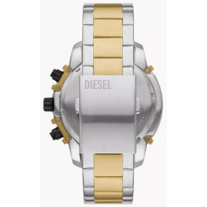 Diesel Griffed Chronograph Two-Tone Stainless Steel Men's Watch DZ4577 - Silver/Gold by Diesel - Image 2