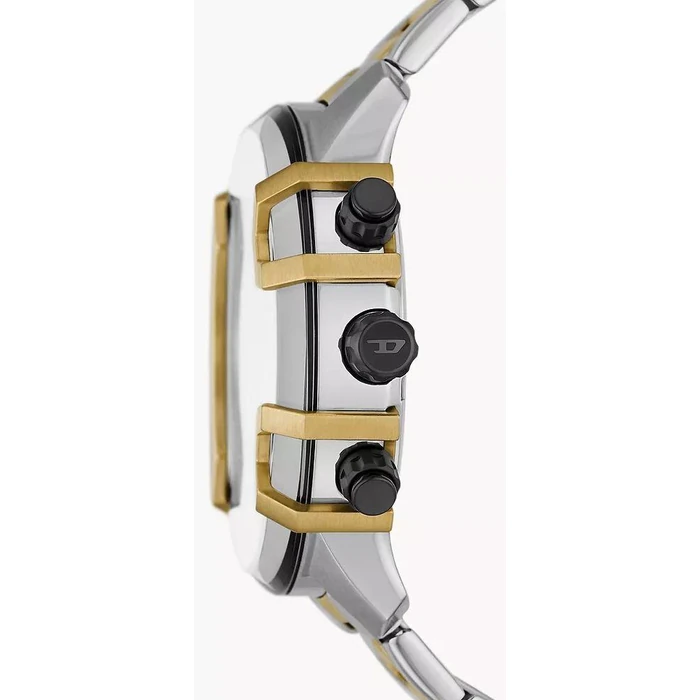 Diesel Griffed Chronograph Two-Tone Stainless Steel Men's Watch DZ4577 - Silver/Gold by Diesel - Image 3