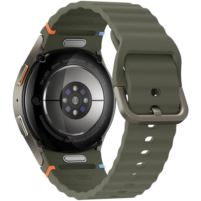 Galaxy Watch7 (Bluetooth + LTE) - 32GB - 44mm - Green Aluminum Case with Green Silicone Sport Band by Samsung - Image 8