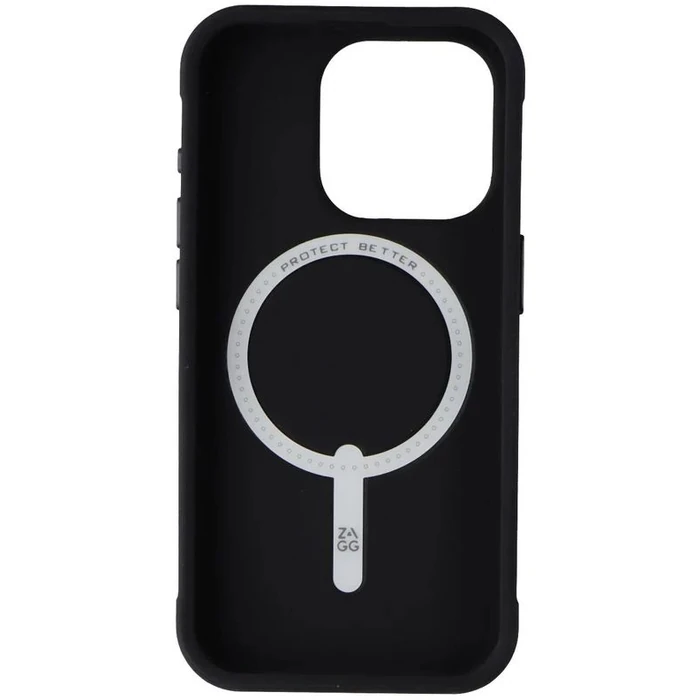 Zagg Luxe Series Snap Phone Case with MagSafe for iPhone 15 Plus - Matte Black by Zagg - Image 3