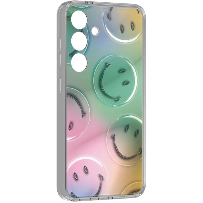 Samsung Smiley Bubble Flipsuit Card Phone Case for Samsung Galaxy S24 - Green - Brand New by Samsung - Image 3