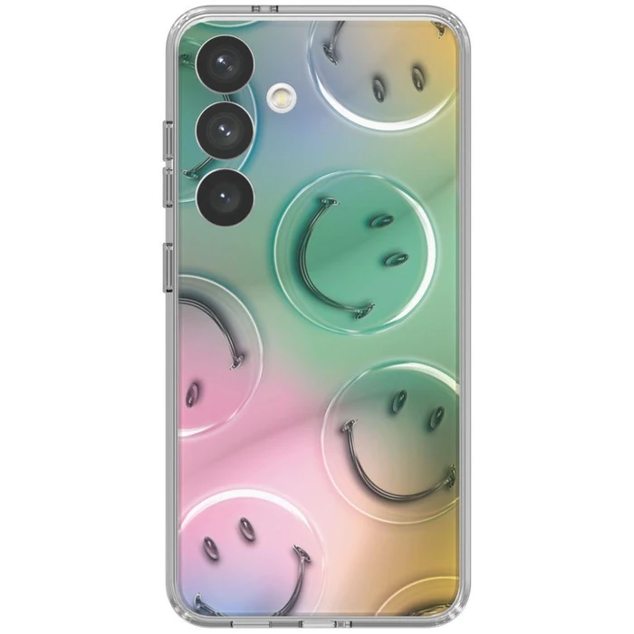 Samsung Smiley Bubble Flipsuit Card Phone Case for Samsung Galaxy S24 - Green - Brand New by Samsung - Image 2