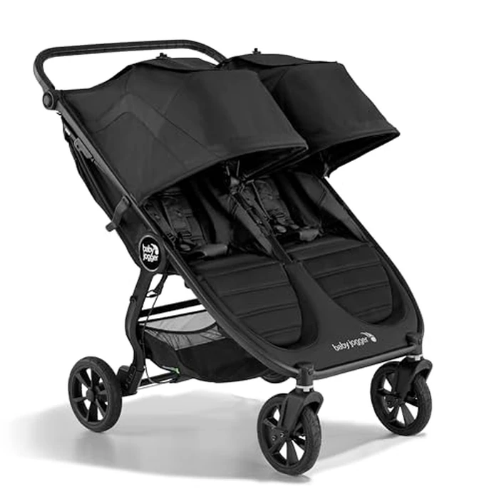 Baby Jogger City Mini GT2 All-Terrain Double Stroller, Jet Black by Baby Jogger - Used - Acceptable condition