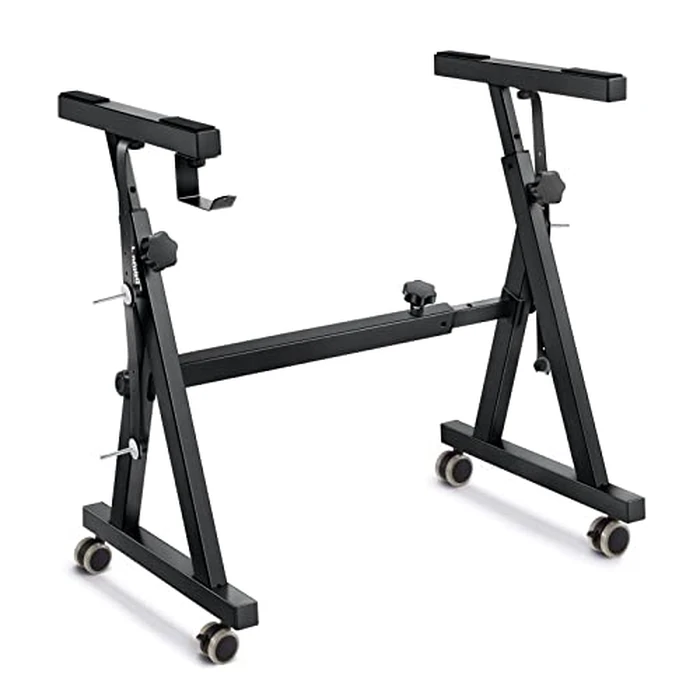 Donner Keyboard Stand, Z-style Heavy-Duty Piano Stand, Adjustable and Portable Piano Keyboard Stand, Suitable for 54, 61 and 88 Keys Electric Keyboards Digital Pianos by Donner - Image 1