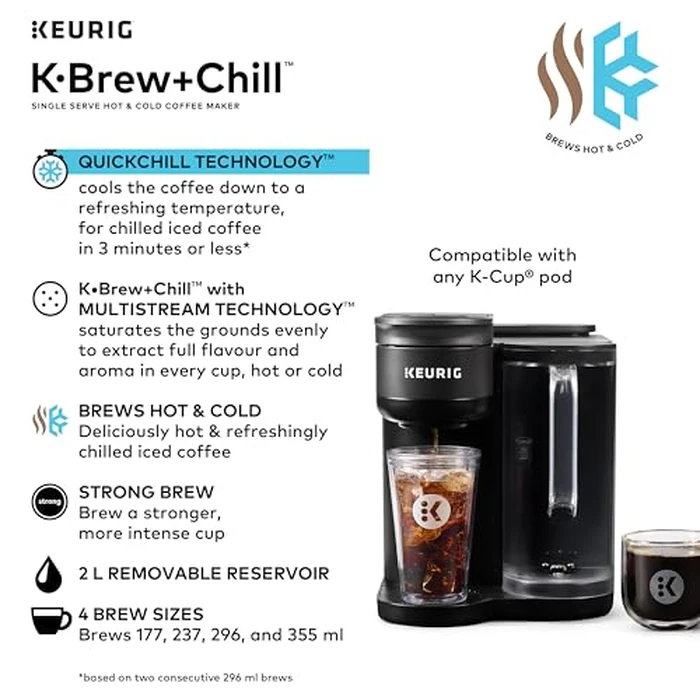 K-Brew+Chill, Single Serve Hot & Cold K-Cup Pod Coffee Maker by Keurig - Image 3