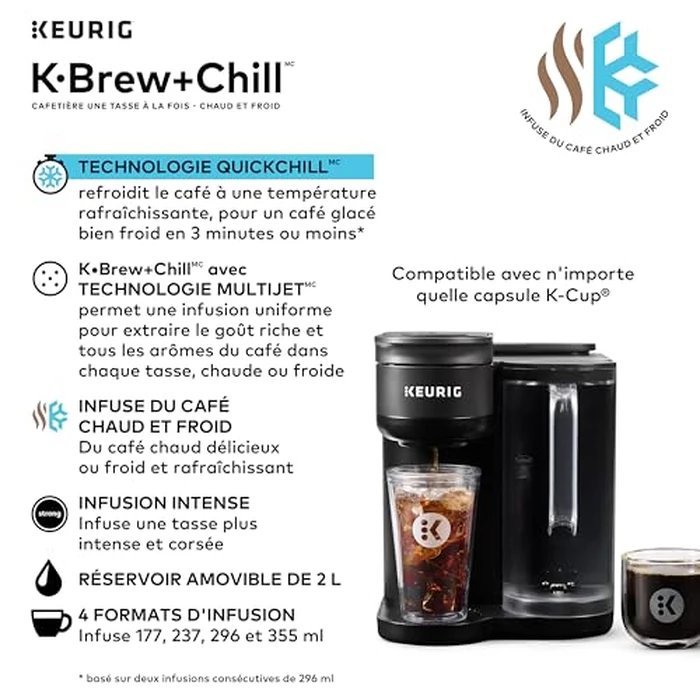 K-Brew+Chill, Single Serve Hot & Cold K-Cup Pod Coffee Maker by Keurig - Image 4