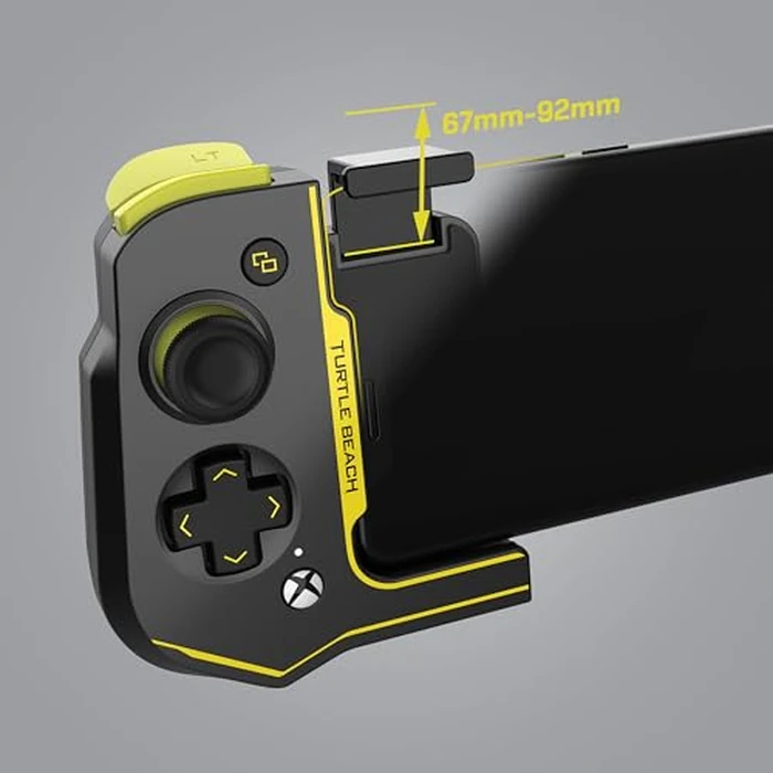 Turtle Beach Atom Mobile Game Controller with Bluetooth for Cloud Gaming on Xbox Game Pass with Android Mobile Devices - Compact Shape & Console Style Controls - Black/Yellow by Turtle Beach - Image 9