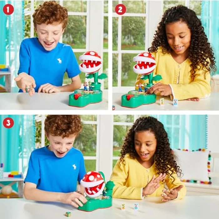 EPOCH Games - Super Mario Piranha Plant Escape Tabletop Game - Kids Family Board Game for Multiplayer Game Night, Ages 4+ by EPOCH Games - Image 6