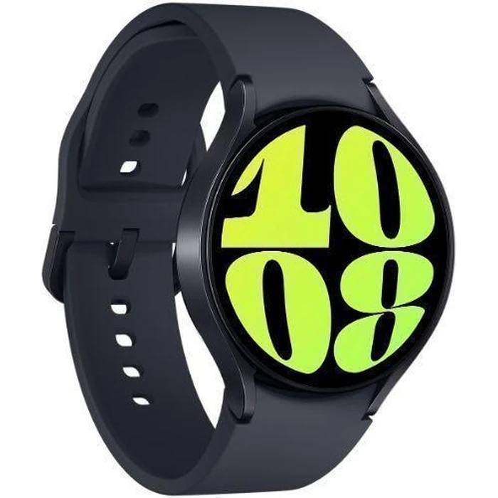 Samsung Galaxy Watch6 (Bluetooth) - 16GB - 44mm - Graphite Aluminum Case with Black Fluoroelastomer Sports Band by Samsung - Image 3