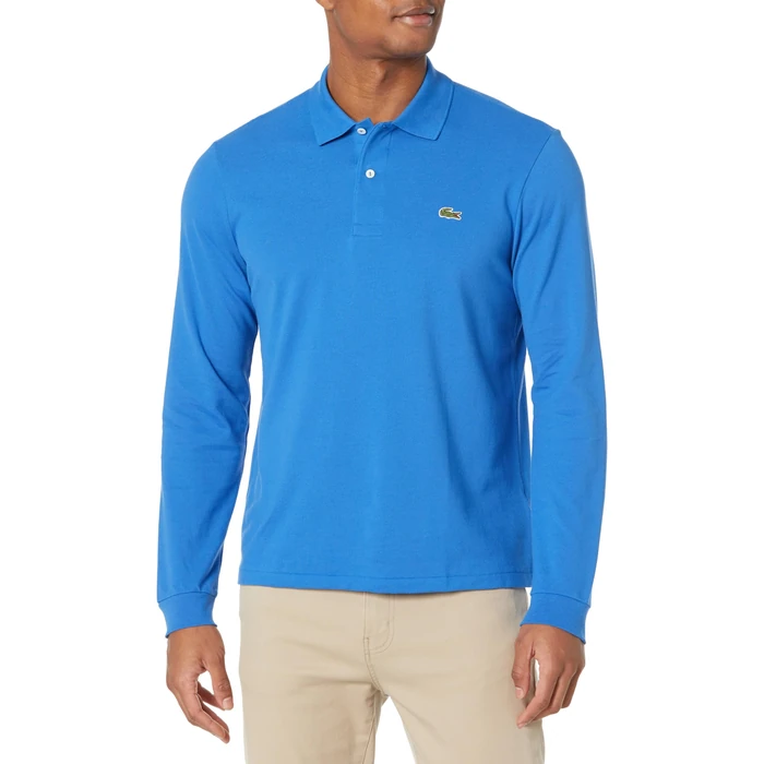 Lacoste Men's Classic Fit Long Sleeved L.12.12 Polo Shirt, Hilo, X-Large by Lacoste - Used - Very Good condition - US$49.96