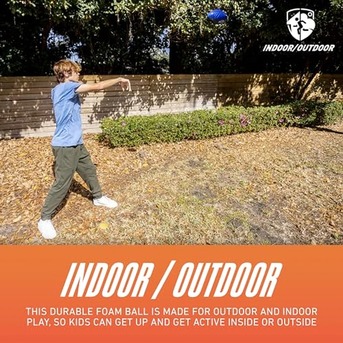 Nerf Pro Grip Football, Blue, Classic Foam Ball, Easy to Catch & Throw, Sports Toys, Christmas Gifts or Stocking Stuffers for Kids by Nerf - Image 3