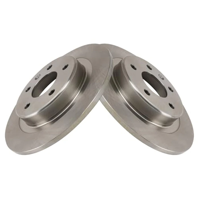 TRQ Rear Brake Pad and Rotor Set Ceramic Solid Rotors Compatible with 2017-2019 Buick LaCrosse 2018-2019 Regal Sportback Regal TourX 2016-2021 Chevrolet Malibu 2018-2022 Equinox 2018-2020 GMC Terrain by TRQ - Image 5