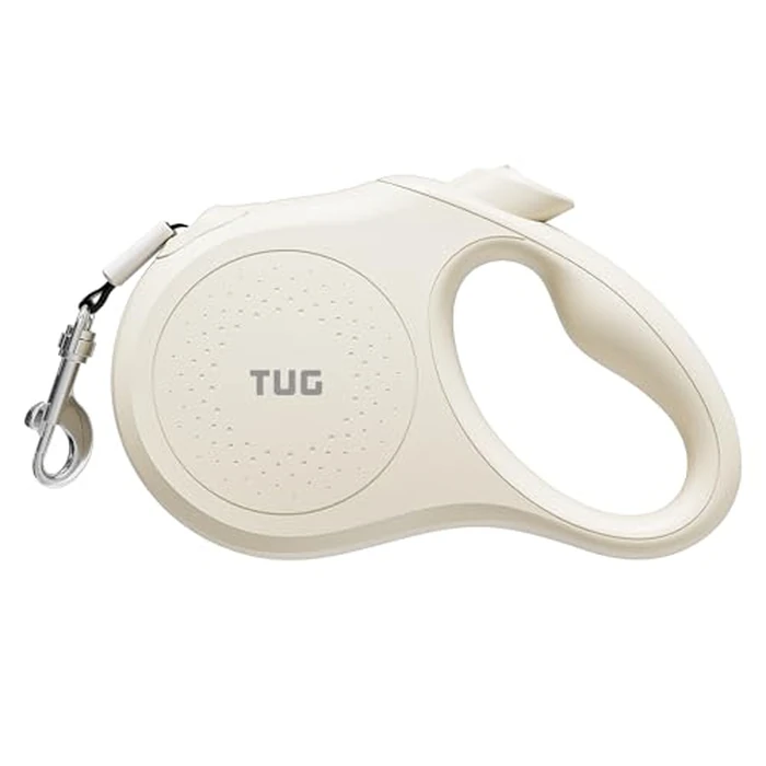 TUG Quest Retractable Dog Leash Medium Cream by TUG - Image 1